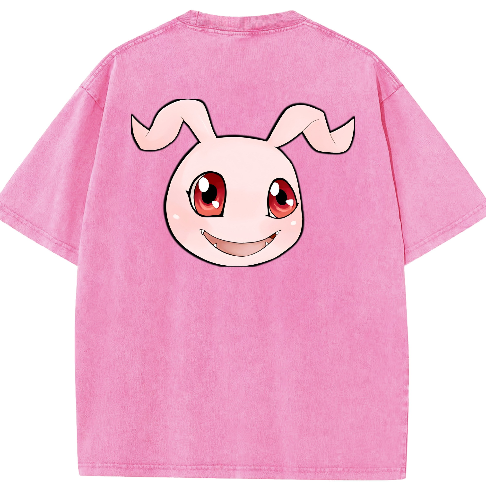 （画像用） Digimon デジタルモンスター/デジモン 綿100% ヴィンテージ風 半袖Tシャツ（背面プリント）